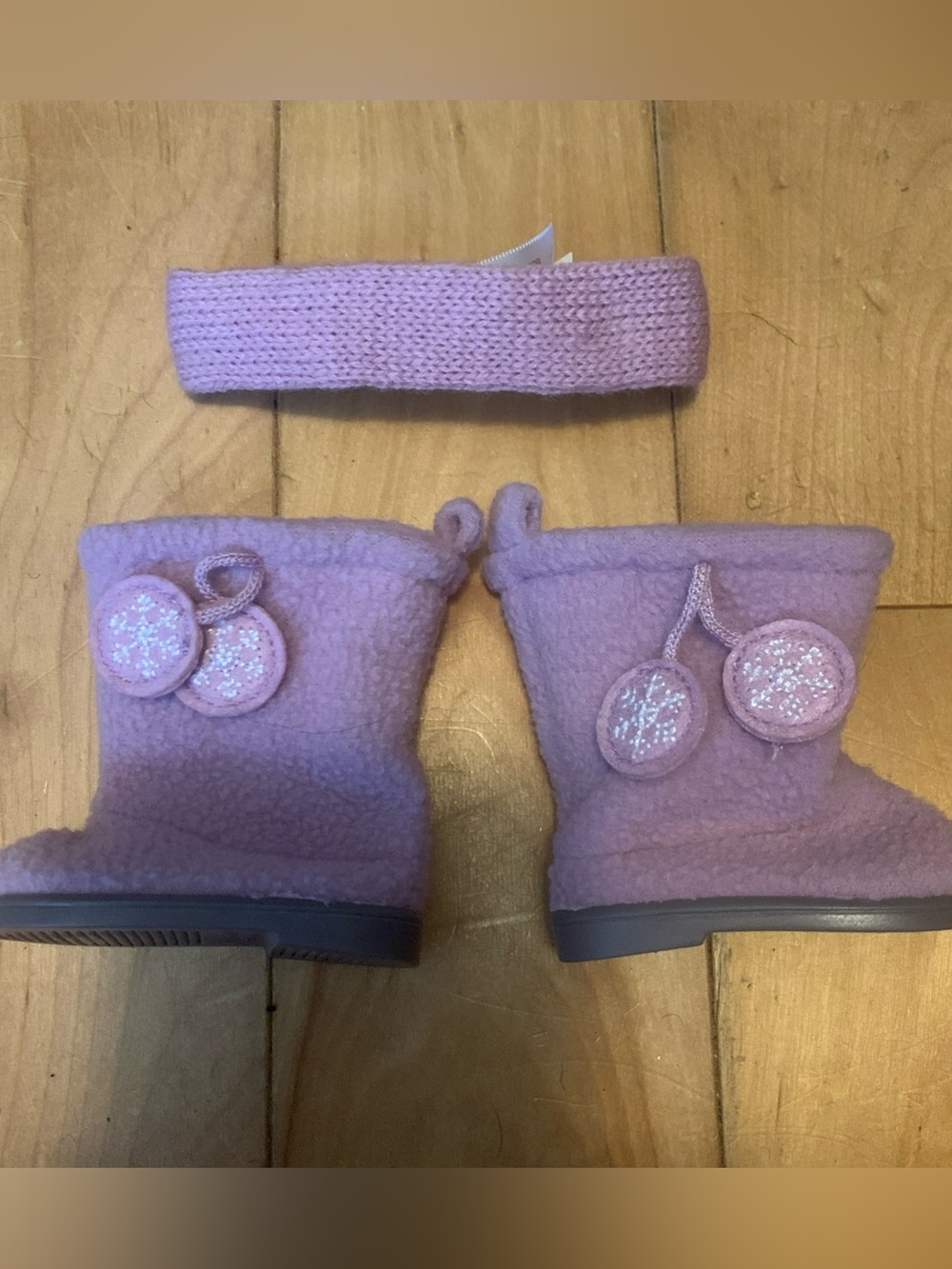 American Girl Frosty Fair Isle Boots and Headband